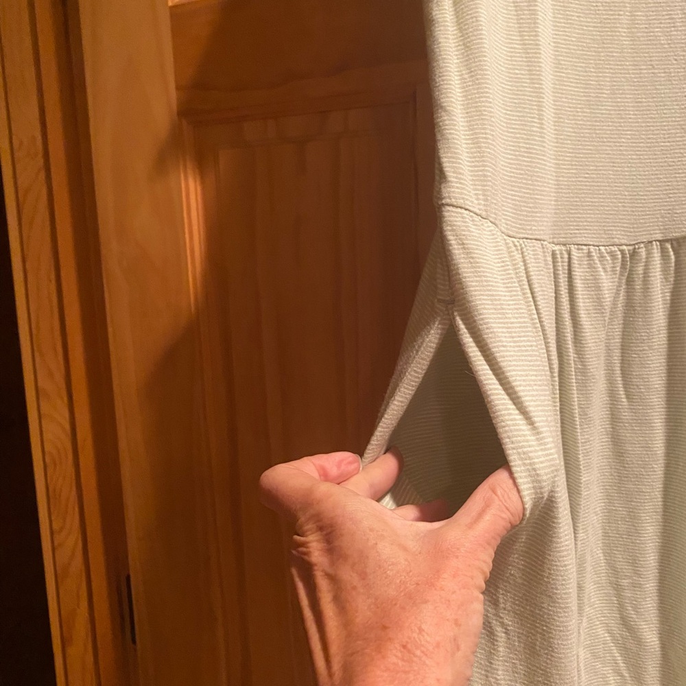 Patagonia Light green dress super soft cotton with pockets - Picture 5 of 8